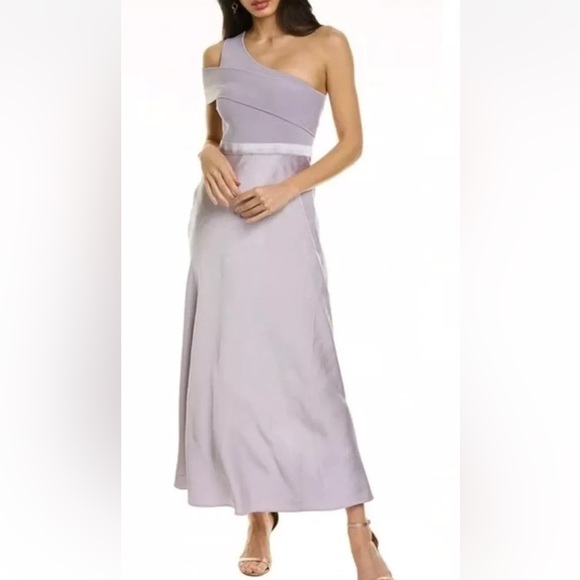 Ted Baker London Dresses & Skirts - Ted Baker Ivena Mixed MediaOne-Shoulder Dress,TB6=USA14,new,Lilac,viscose blend